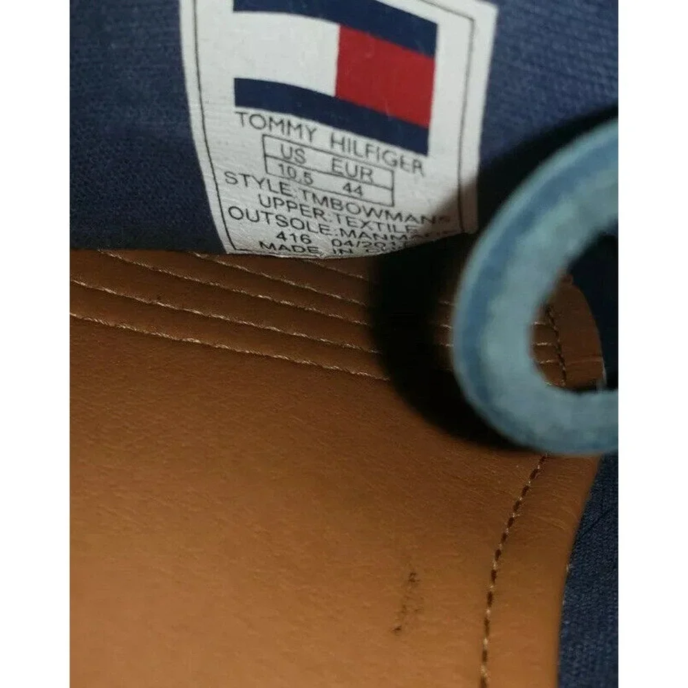 Tommy Hilfiger TM Bowman Blue Non-Marking‎ Boat Shoes Size US 10.5 EU 44